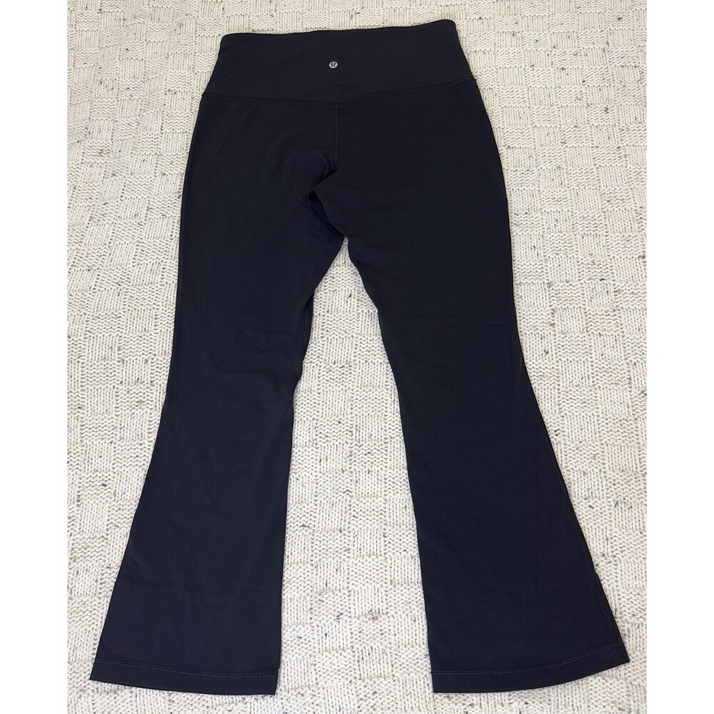 Lululemon Align High-Rise Mini-Flared Pant 28” Black Size 12 Nulu Yoga